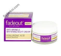 Fadeout Anti-Wrinkle Whitening Night Cream 50ml